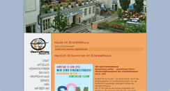 Desktop Screenshot of einewelthaus.de